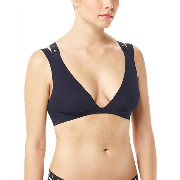 NEW COMMANDO strappy studded bralette in black - Picture 1 of 2